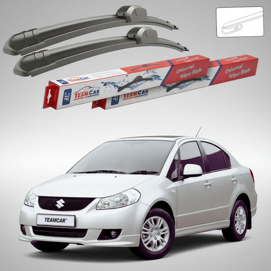 Ștergătoare Suzuki SX4 GY Sedan 2007+ | Set Față Flat – TeamCar®
