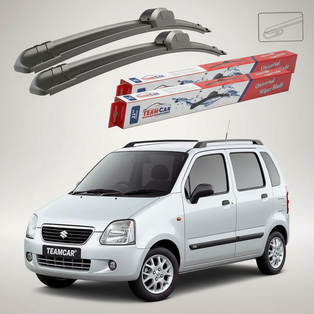 Ștergătoare Suzuki Wagon R+ EM 1997-2000 | Set Față Flat – TeamCar®