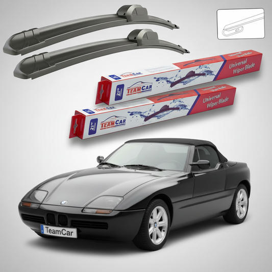 Ștergătoare TeamCar® pentru BMW Z1 Roadster (E30) 1988–1991 – Set Față Flat