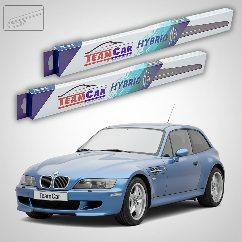 Ștergătoare TeamCar® pentru BMW Z3 Coupé (E36/8) 1997–2003 – Set Față Hibrid