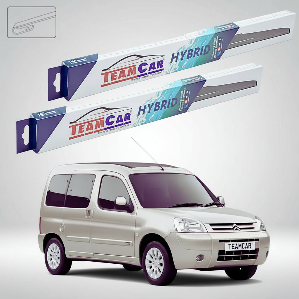 Ștergătoare Citroën Berlingo Gen I Facelift (M59) MPV 2002-2011 | Set Față Hibrid – TeamCar®