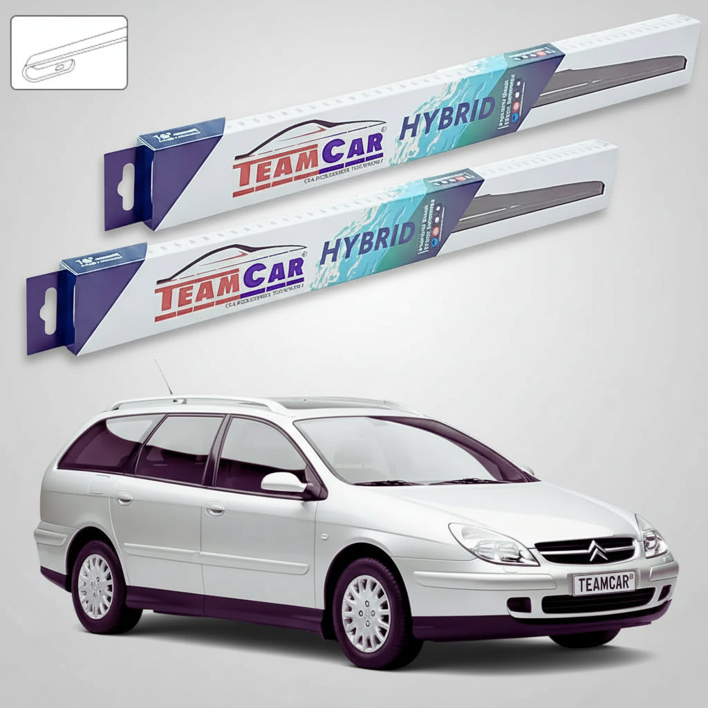Ștergătoare Citroën C5 Break Gen 1 (DE) Estate 2001-2003 | Set Față Hibrid – TeamCar®