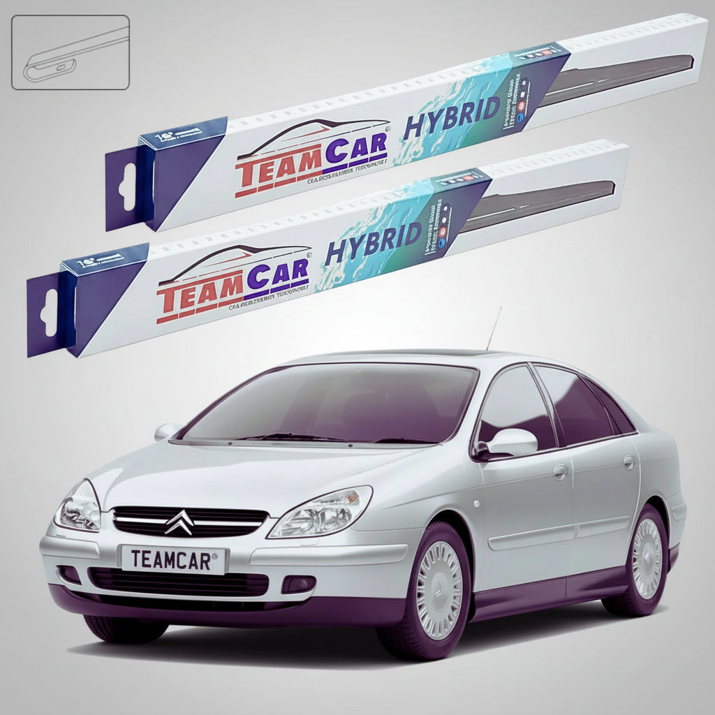 Ștergătoare Citroën C5 Gen 1 (DC) Hatchback 2001-2003 | Set Față Hibrid – TeamCar®