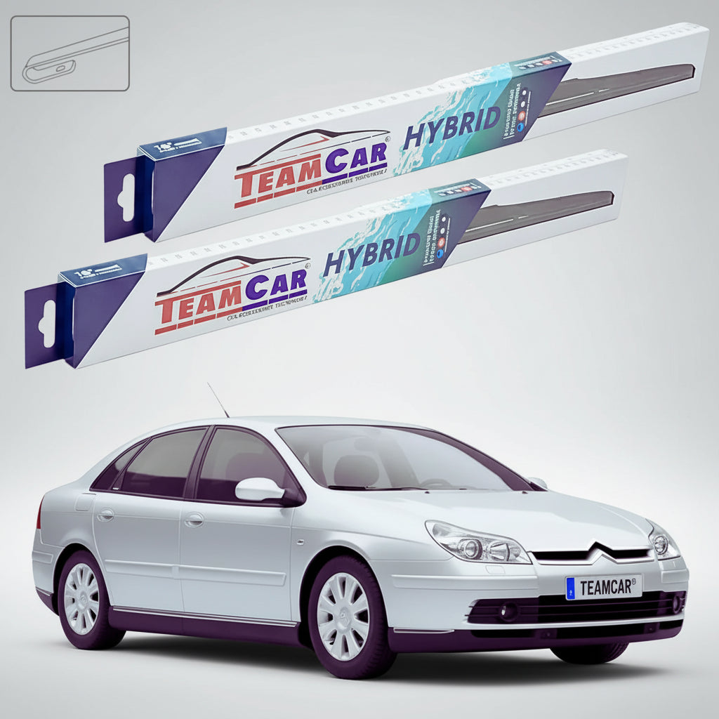 Ștergătoare Citroën C5 Gen 1 (DC) Hatchback 2003-2004 | Set Față Hibrid – TeamCar®