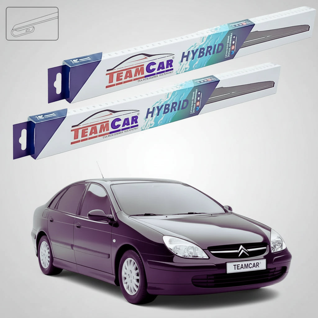 Ștergătoare Citroën C5 Gen 1 (DC) Hatchback 04.2003-11.2003 | Set Față Hibrid – TeamCar®