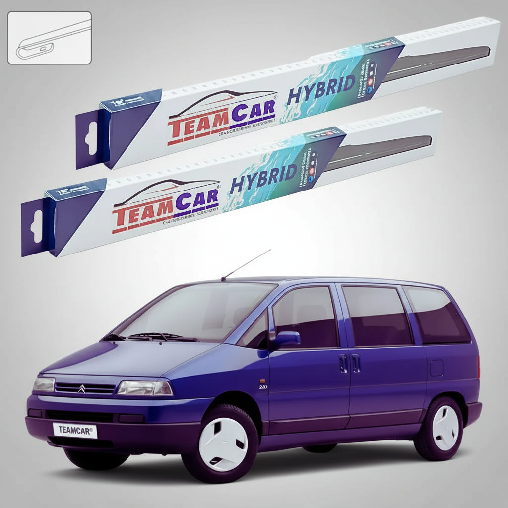 Ștergătoare Citroën Evasion 22 U6 1994-2002 | Set Față Hibrid – TeamCar®