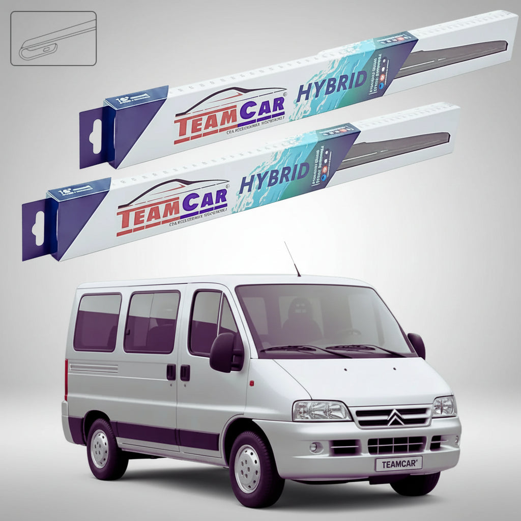 Ștergătoare Citroën Jumper U5 23 1994-2006 | Set Față Hibrid – TeamCar®