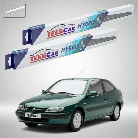 Ștergătoare Citroën Xsara Coupé N0 1998-2005 | Set Față Hibrid – TeamCar®