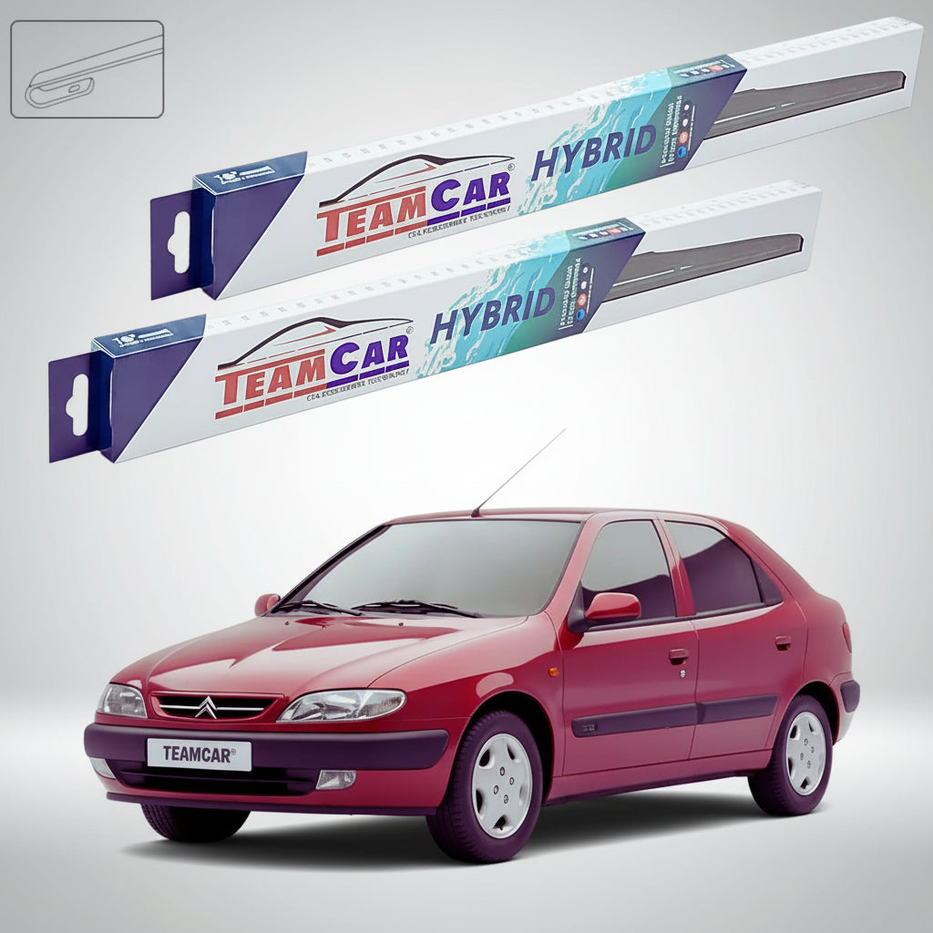 Ștergătoare Citroën Xsara N1 Hatchback 1997-2005 | Set Față Hibrid – TeamCar®
