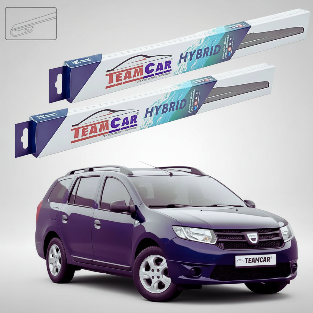Ștergătoare Dacia Logan II MCV Break 2013-2015 | Set Față Hibrid – TeamCar®