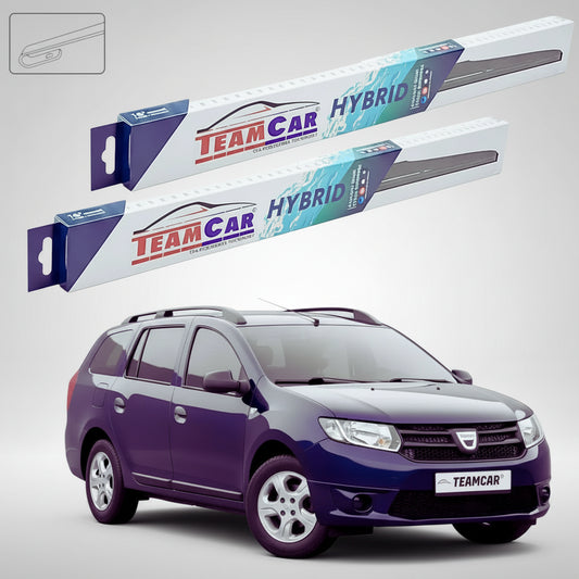 Ștergătoare Dacia Logan II MCV Break 2013-2015 | Set Față Hibrid – TeamCar®