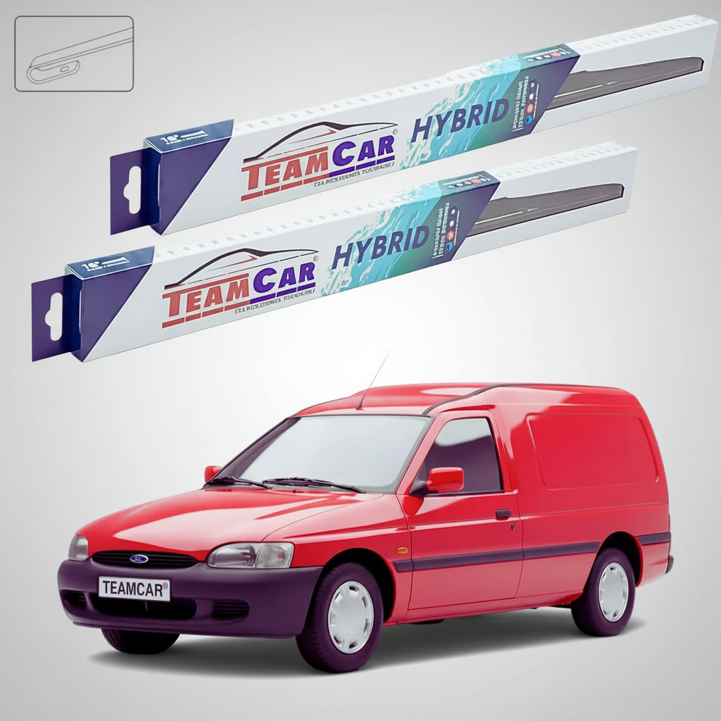 Ștergătoare Ford Escort Gen V VI Express Van 1990-1994 | Set Față Hibrid – TeamCar®