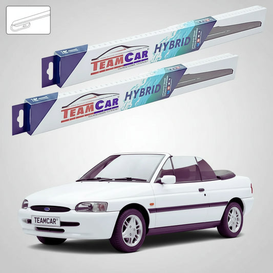 Ștergătoare Ford Escort Gen VII Cabriolet 1995-2001 | Set Față Hibrid – TeamCar®