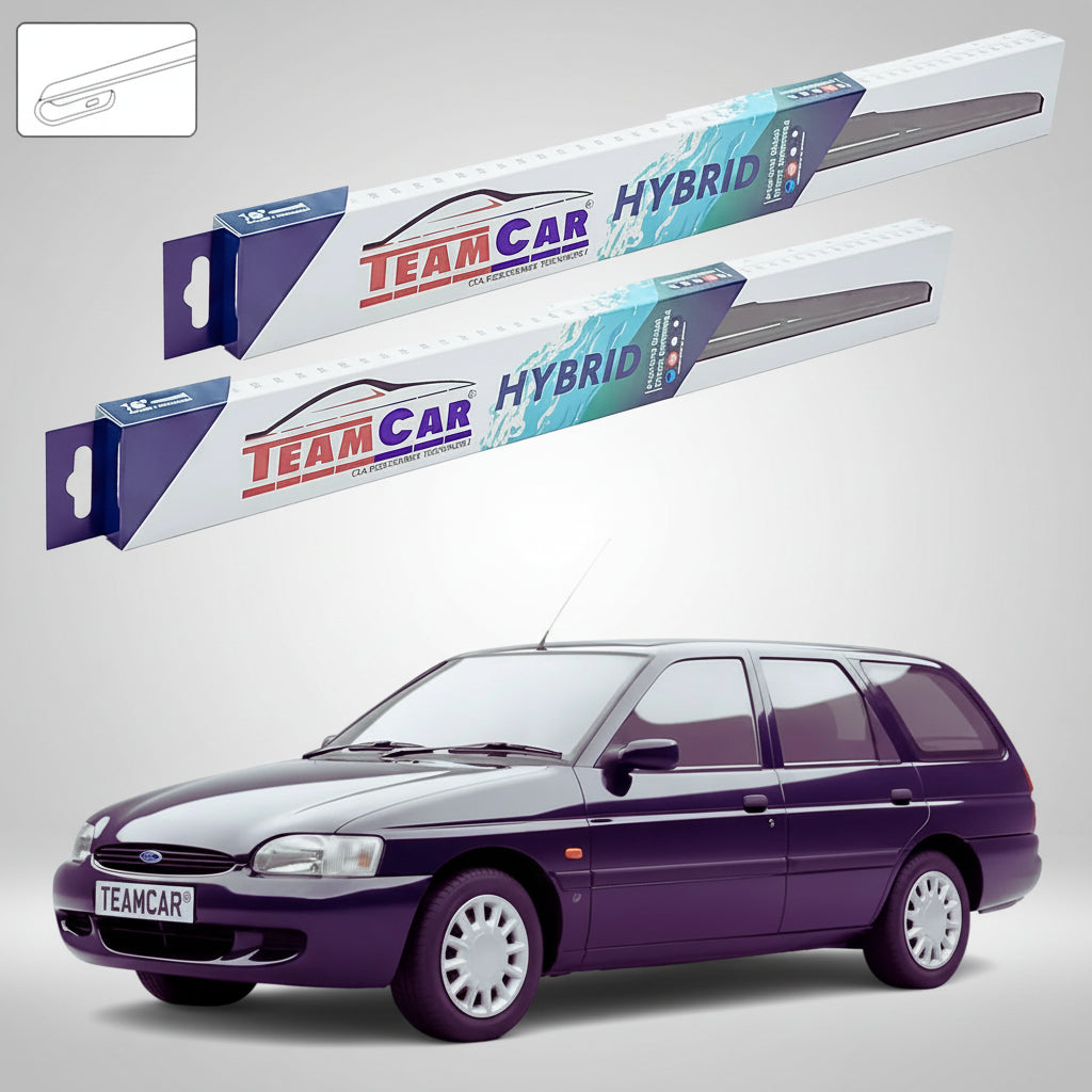 Ștergătoare Ford Escort Gen VII Estate Turnier 1995-2001 | Set Față Hibrid – TeamCar®
