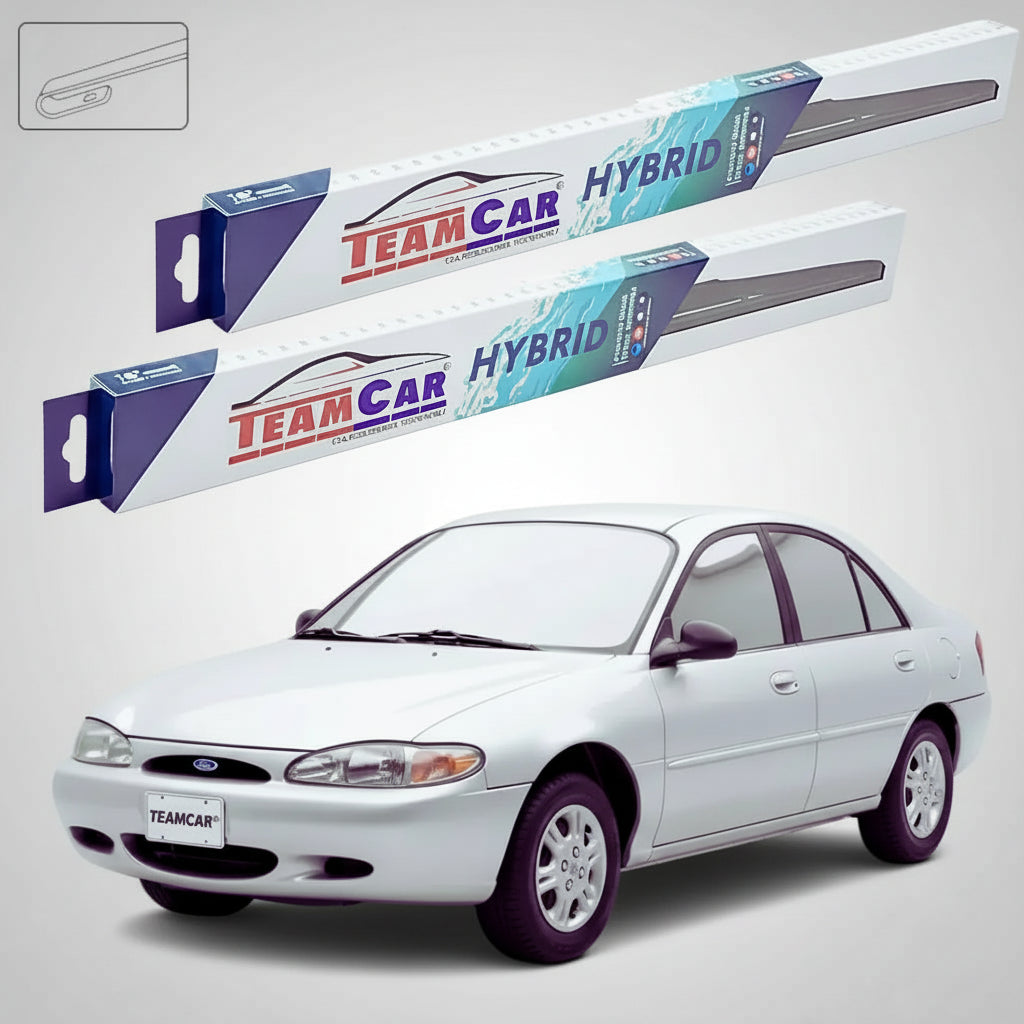 Ștergătoare Ford Escort Gen VII Sedan 1995-2001 | Set Față Hibrid – TeamCar®