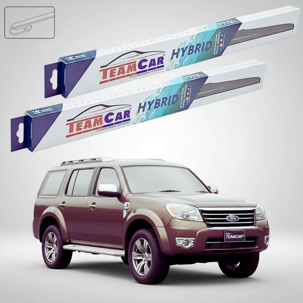 Ștergătoare Ford Everest SUV 2009-2014 | Set Față Hibrid – TeamCar®