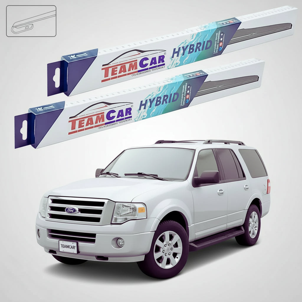 Ștergătoare Ford Expedition SUV Gen III-IV 2006-prezent | Set Față Hibrid – TeamCar®