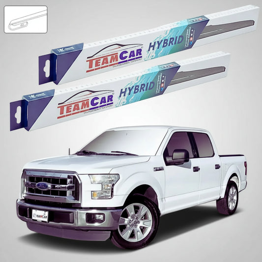 Ștergătoare Ford F150 Crew Cab Pick-up Gen XIII+ 2014-prezent | Set Față Hibrid – TeamCar®