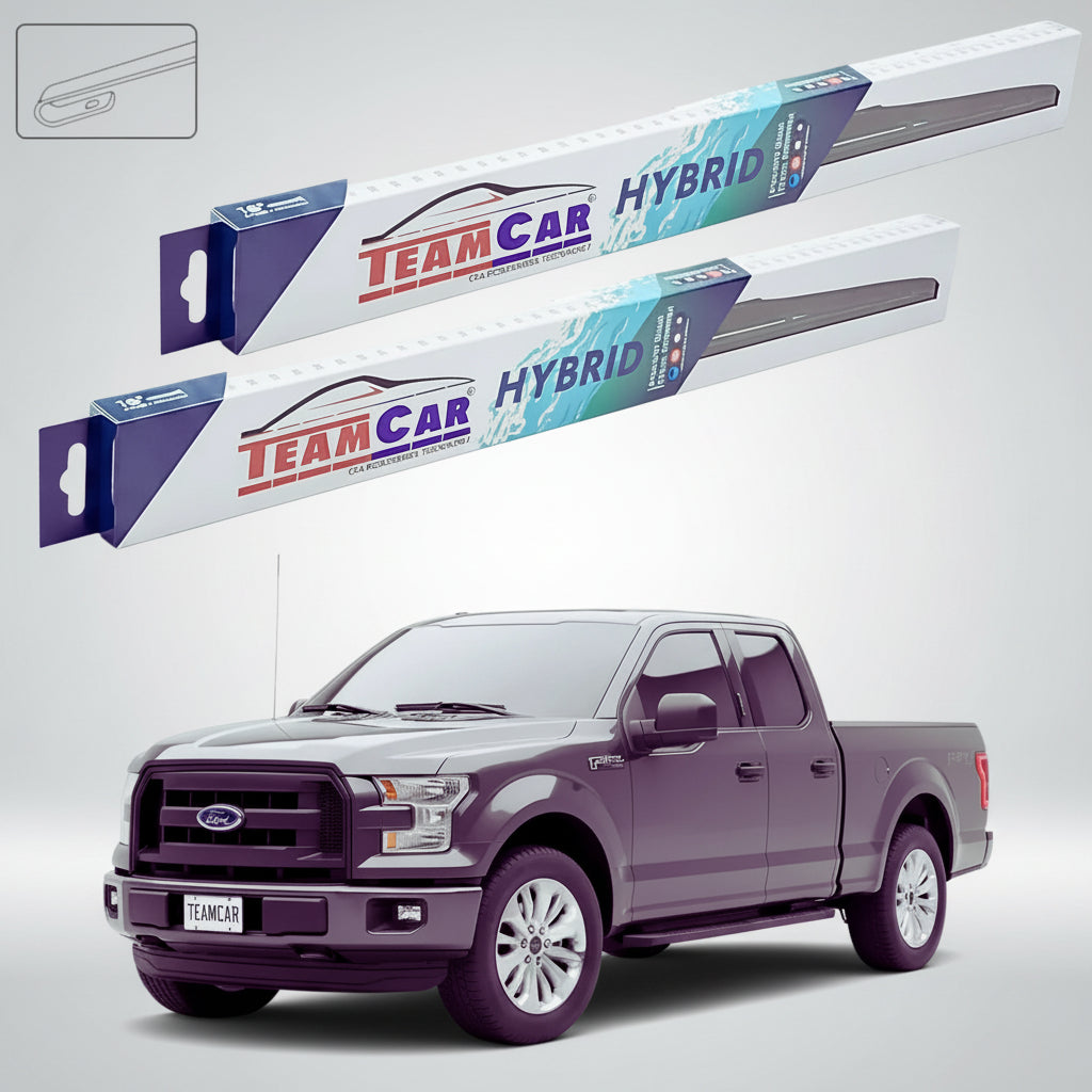 Ștergătoare Ford F150 Extended Cab Pick-up Gen XIII+ 2014-prezent | Set Față Hibrid – TeamCar®