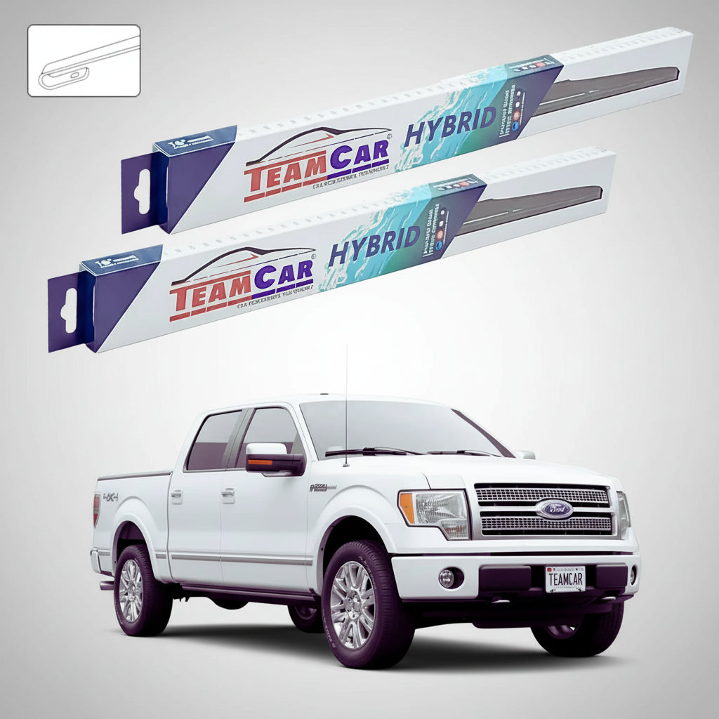 Ștergătoare Ford F150 Pick-up Gen XII+ 2007-prezent | Set Față Hibrid – TeamCar®
