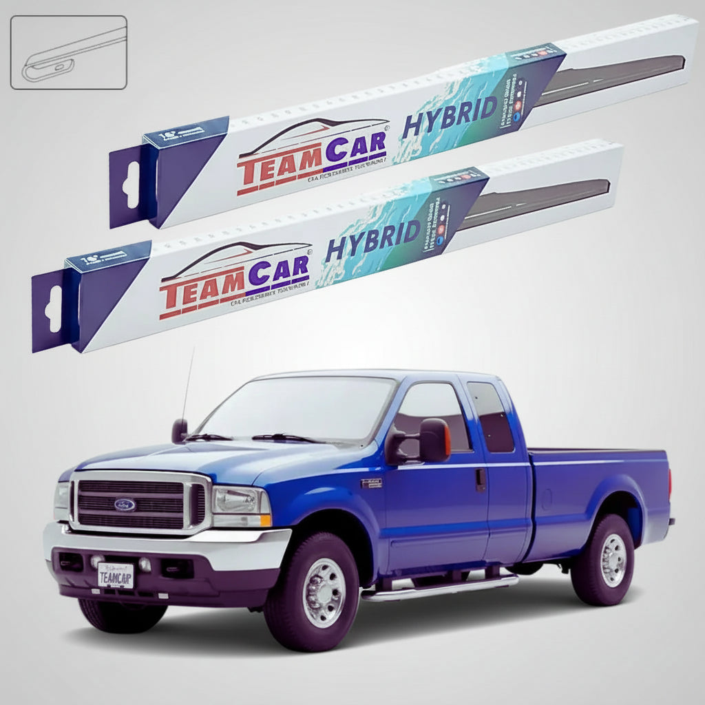 Ștergătoare Ford F250 Super Duty Pick-up 2003-2007 | Set Față Hibrid – TeamCar®
