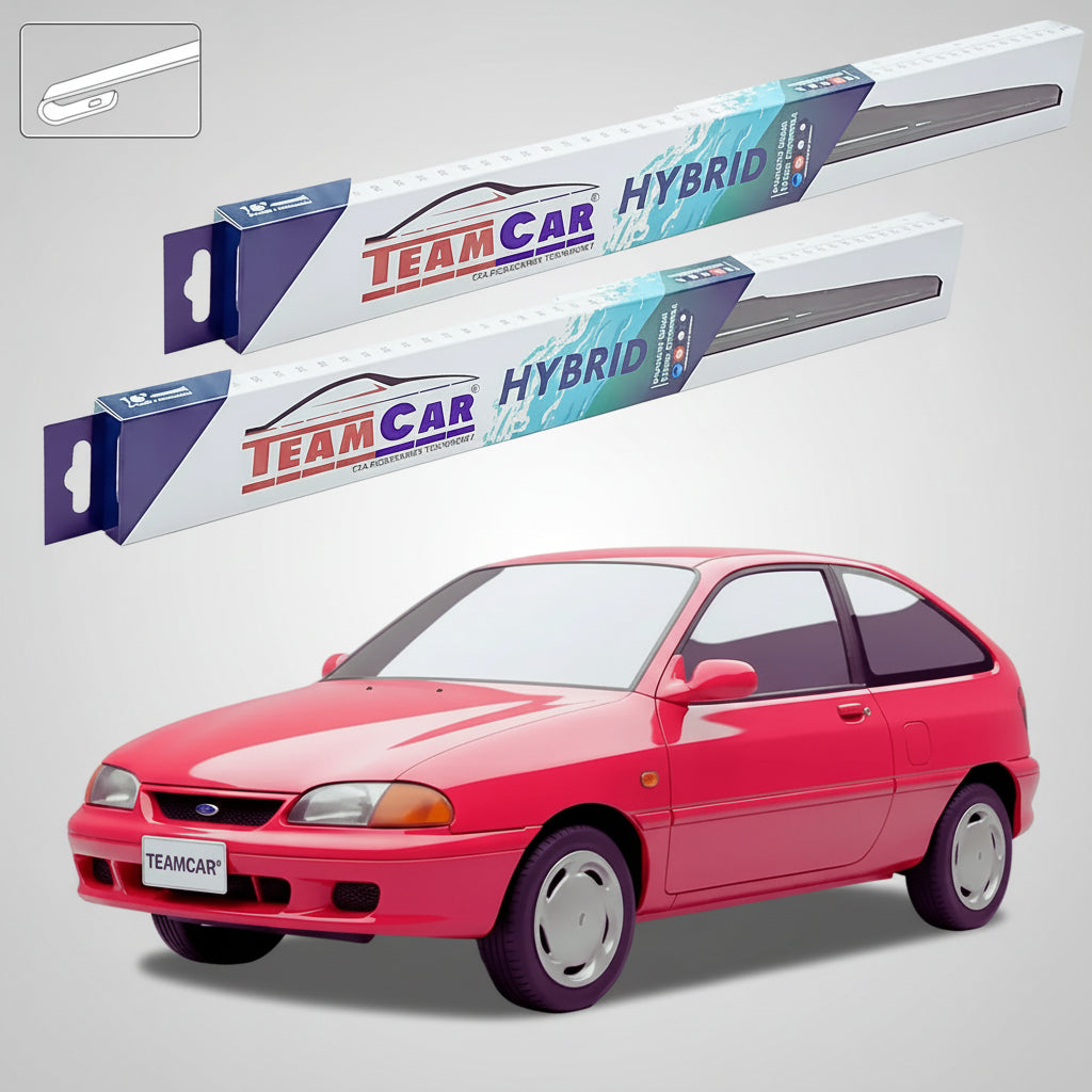 Ștergătoare Ford Festiva Hatchback WB 1993-2000 | Set Față Hibrid – TeamCar®