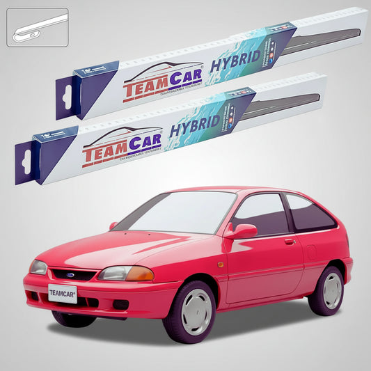 Ștergătoare Ford Festiva Hatchback WB 1993-2000 | Set Față Hibrid – TeamCar®