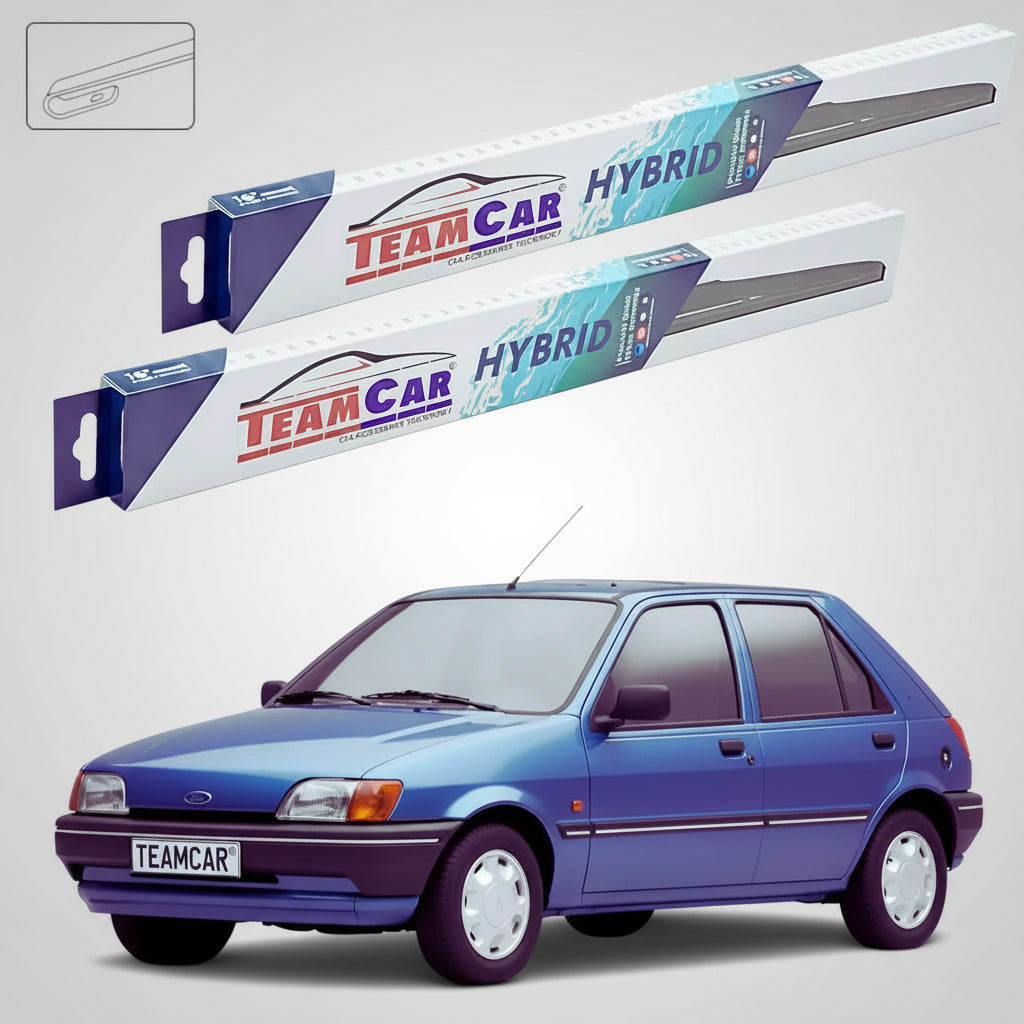 Ștergătoare Ford Fiesta Gen III Hatchback 1989-1996 | Set Față Hibrid – TeamCar®