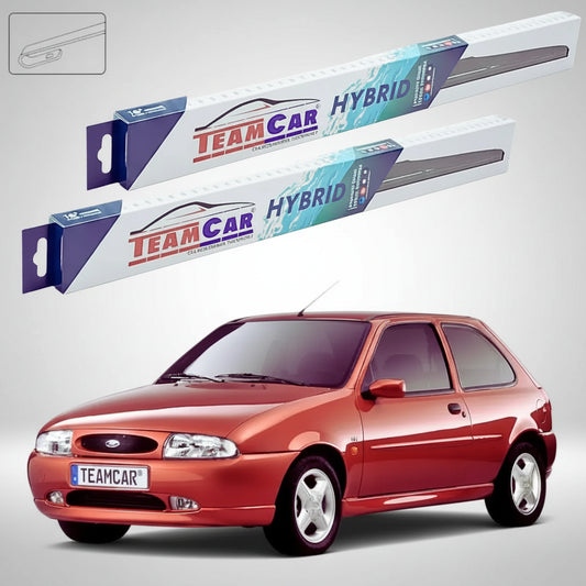 Ștergătoare Ford Fiesta Gen IV JA/JB Hatchback 1995-2002 | Set Față Hibrid – TeamCar®