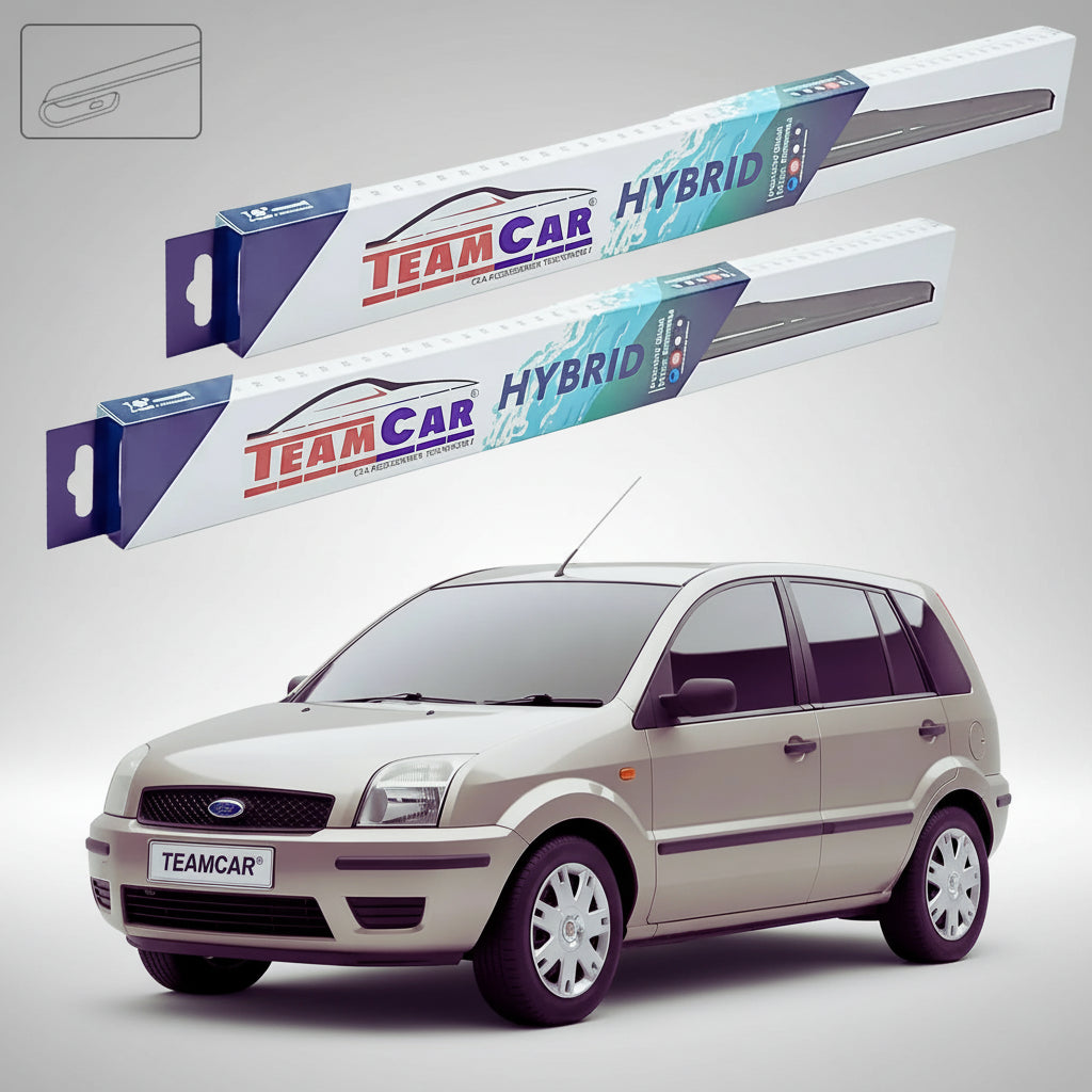 Ștergătoare Ford Fusion JU 2002-2012 | Set Față Hibrid – TeamCar®