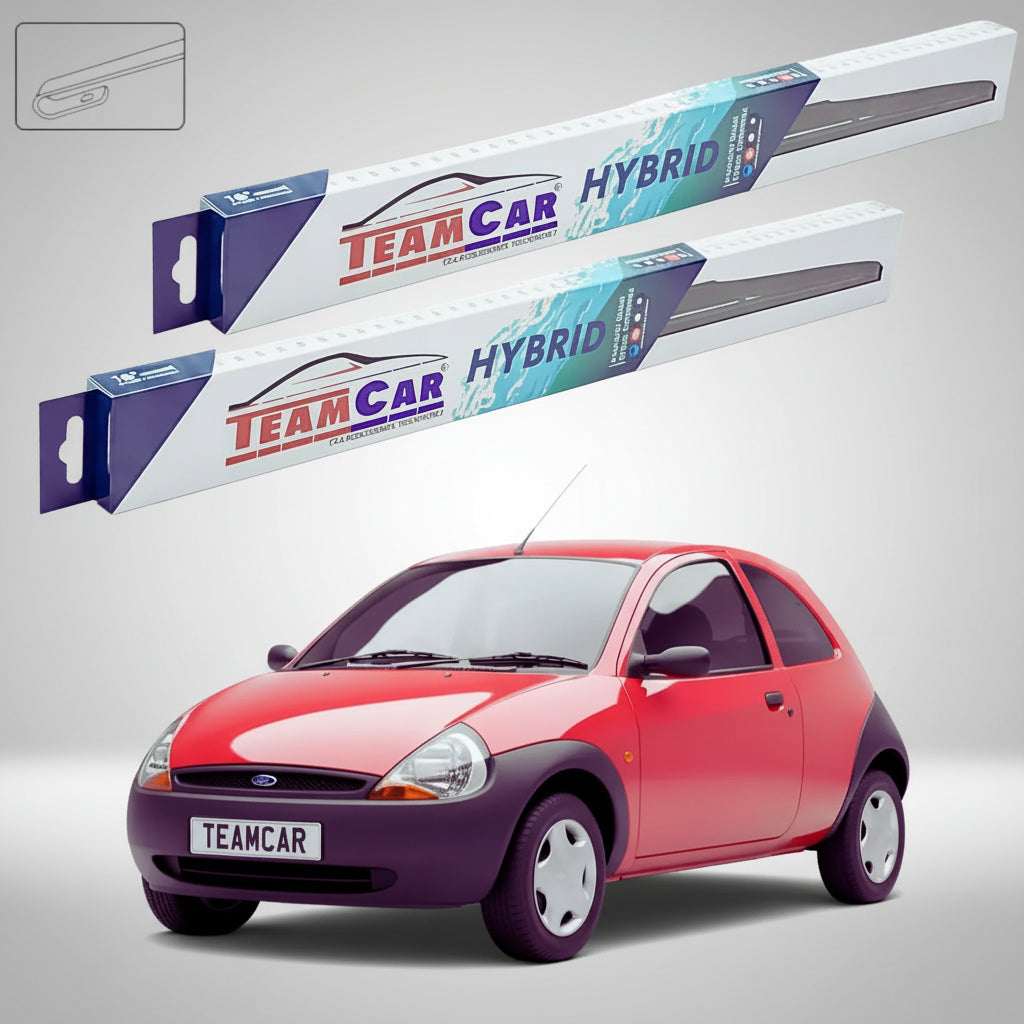 Ștergătoare Ford Ka Gen I RB Hatchback 1996-2008 | Set Față Hibrid – TeamCar®