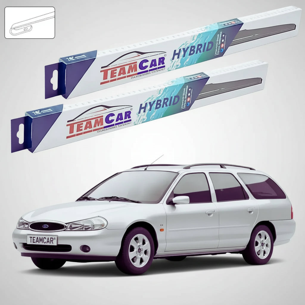 Ștergătoare Ford Mondeo Mk2 Estate 1996-2000 | Set Față Hibrid – TeamCar®