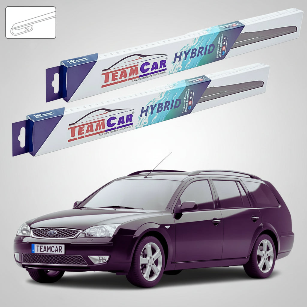 Ștergătoare Ford Mondeo Mk3 Estate 2000-2007 | Set Față Hibrid – TeamCar®