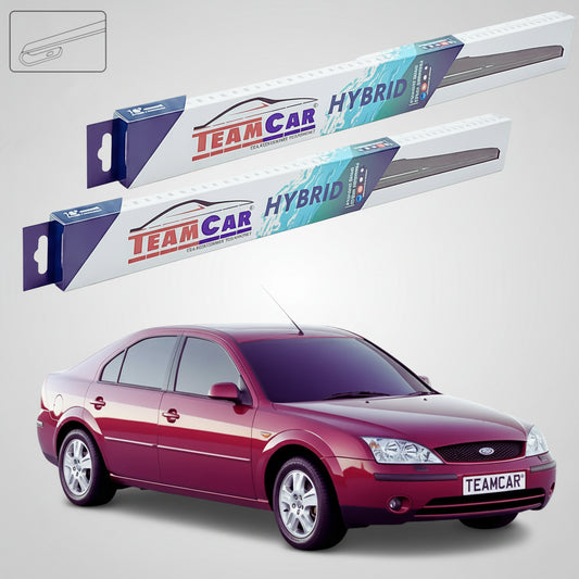 Ștergătoare Ford Mondeo Mk3 Hatchback 2000-2007 | Set Față Hibrid – TeamCar®