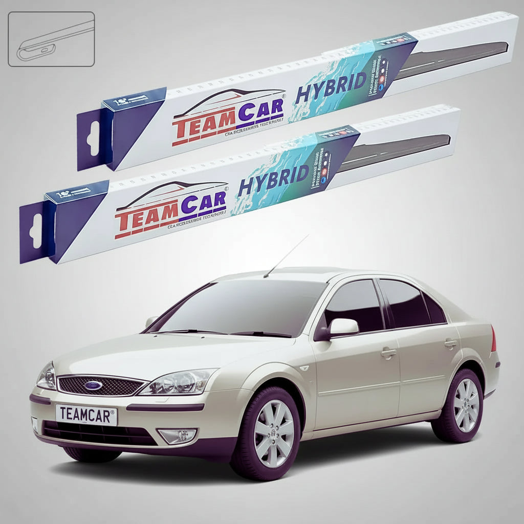 Ștergătoare Ford Mondeo Mk3 Sedan 2000-2007 | Set Față Hibrid – TeamCar®