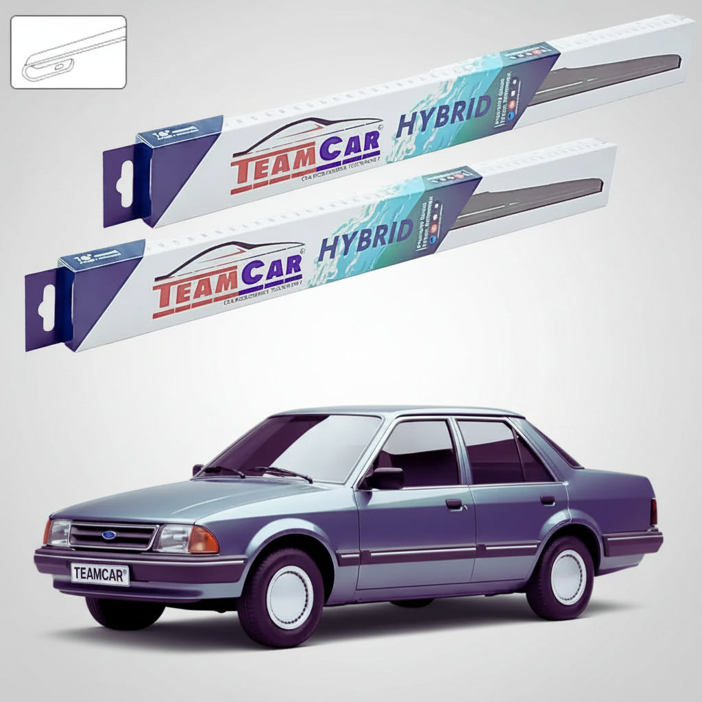 Ștergătoare Ford Orion Mk1 Sedan 1983-1986 | Set Față Hibrid – TeamCar®