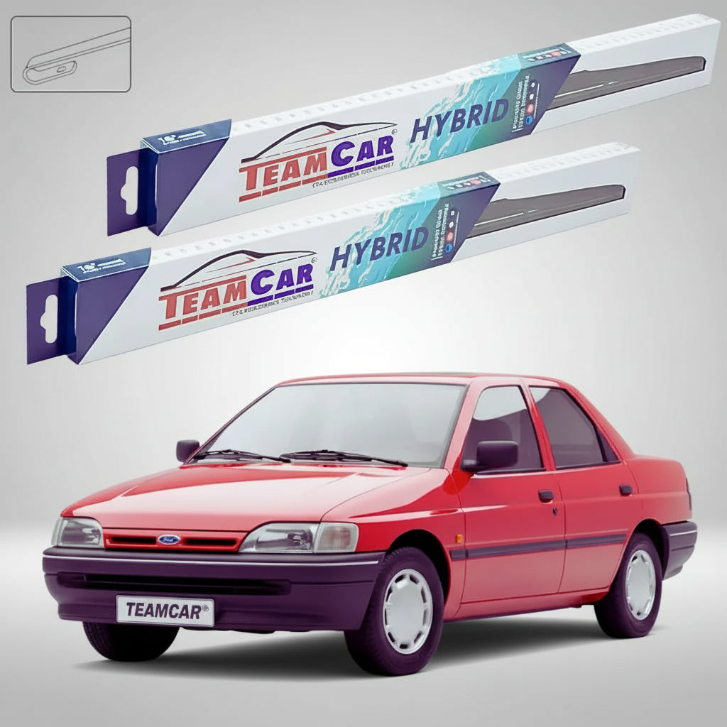 Ștergătoare Ford Orion Mk3 Sedan 1990-1993 | Set Față Hibrid – TeamCar®