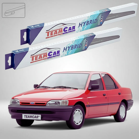 Ștergătoare Ford Orion Mk3 Sedan 1990-1993 | Set Față Hibrid – TeamCar®