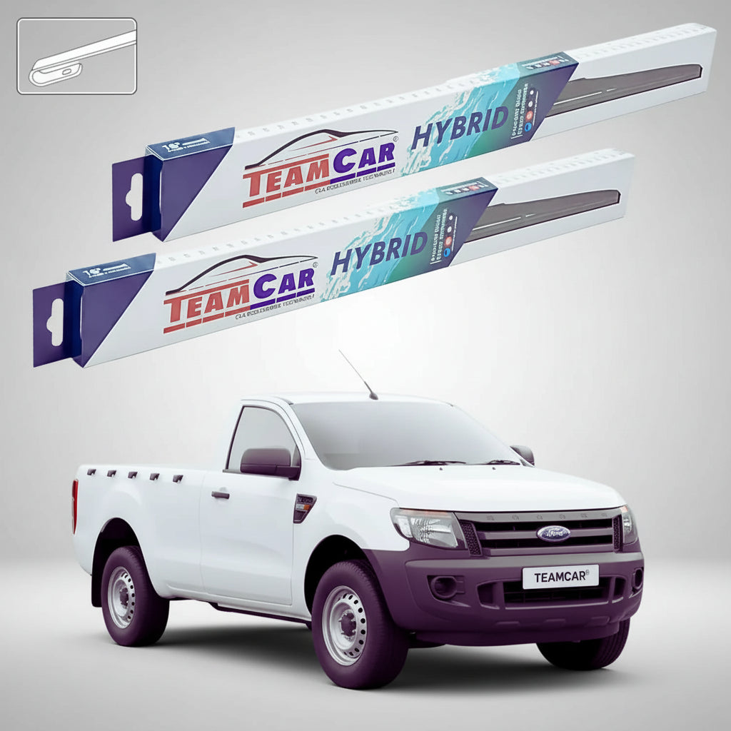 Ștergătoare Ford Ranger T6 PX Mk1 2011-2015 | Set Față Hibrid – TeamCar®