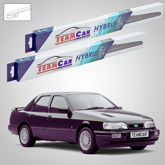 Ștergătoare Ford Sierra II Sedan 1987-1993 | Set Față Hibrid – TeamCar®
