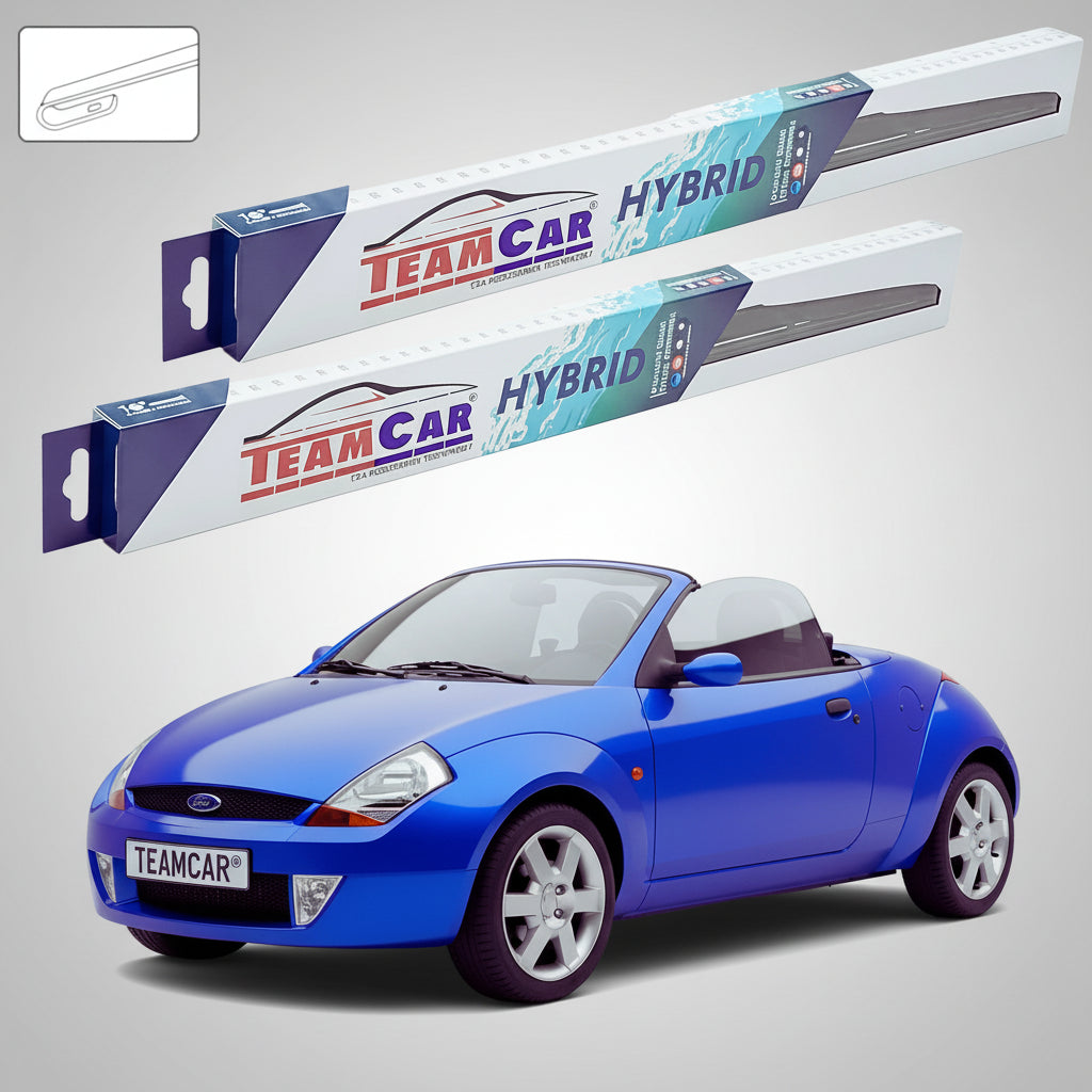 Ștergătoare Ford StreetKa Gen I RL2 Cabriolet 2003-2005 | Set Față Hibrid – TeamCar®