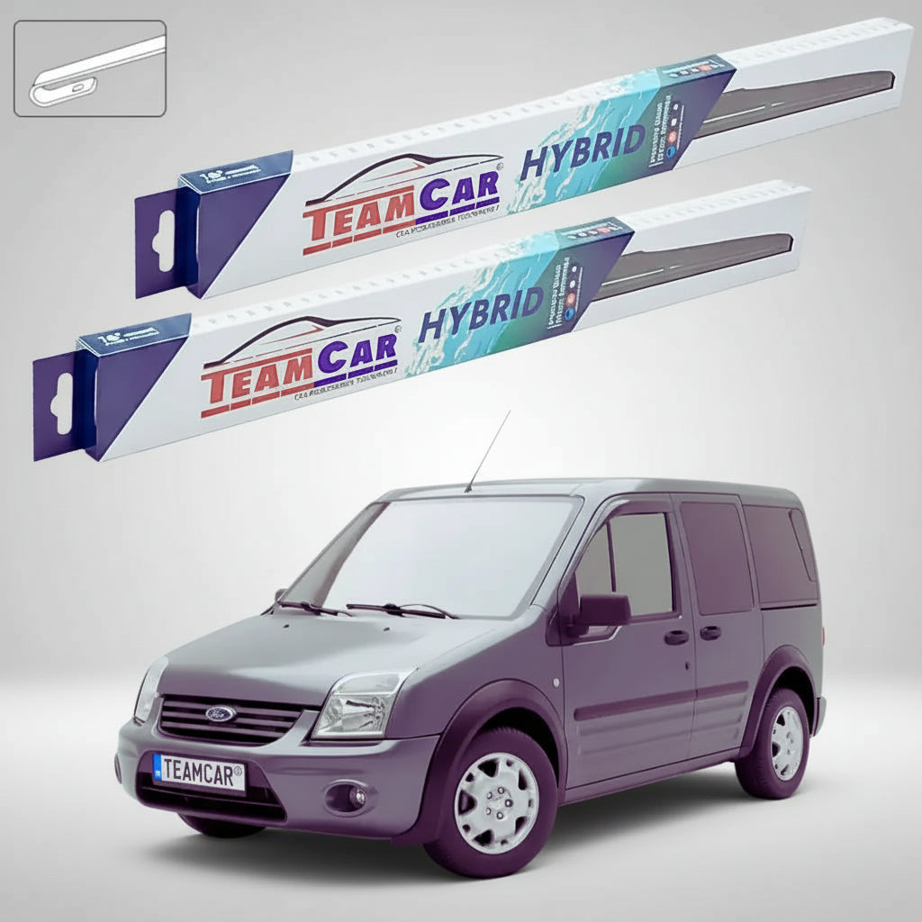 Ștergătoare Ford Tourneo Connect Gen I 2-Door 2002-2013 | Set Față Hibrid – TeamCar®