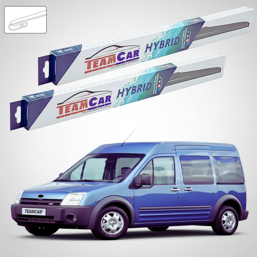 Ștergătoare Ford Tourneo Connect Gen I 2002-2013 | Set Față Hibrid – TeamCar®