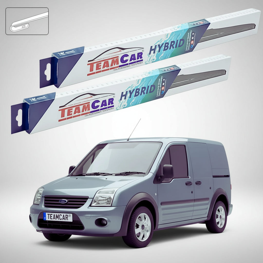 Ștergătoare Ford Transit Connect MK1 P65 Van 2-Door 2002-2013 | Set Față Hibrid – TeamCar®