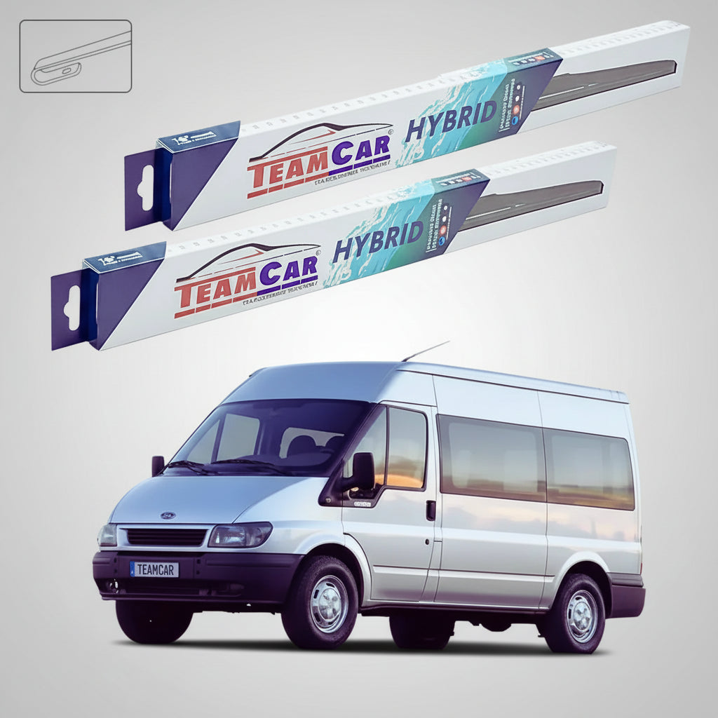 Ștergătoare Ford Transit MK6 V184 Van 2000-2006 | Set Față Hibrid – TeamCar®