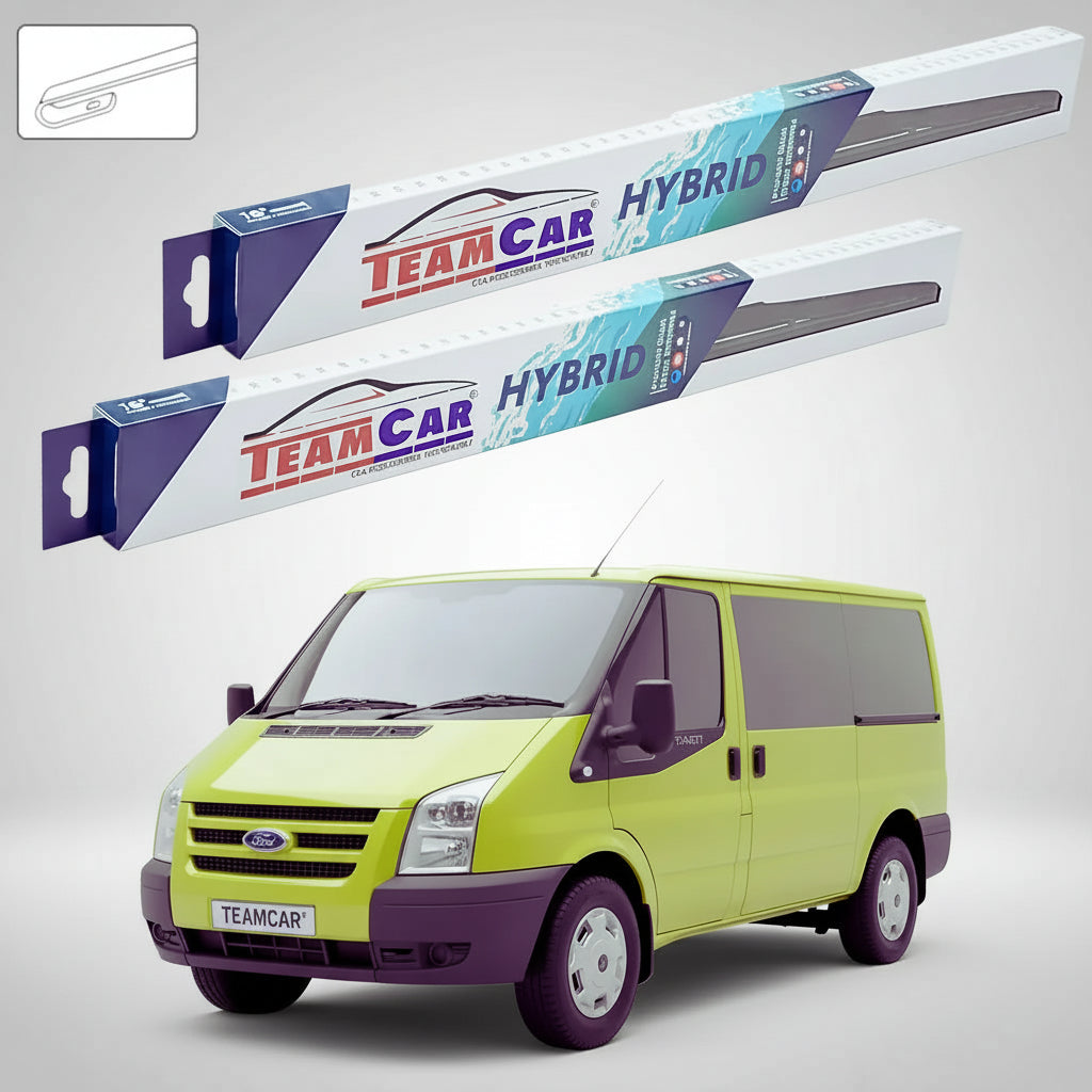 Ștergătoare Ford Transit MK7 V347 Van 2-Door 2006-2009 | Set Față Hibrid – TeamCar®