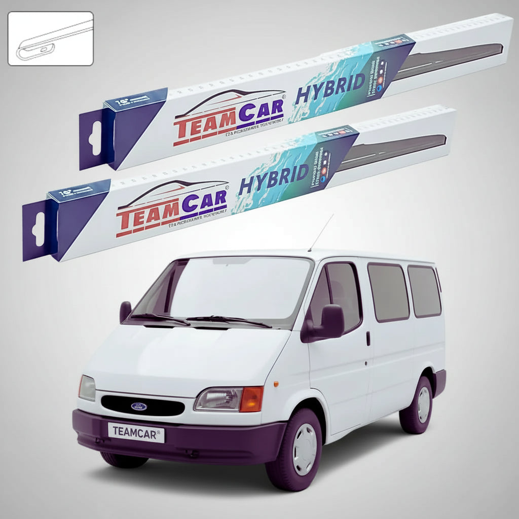 Ștergătoare Ford Transit Tourneo Gen IV VE83 1994-2000 | Set Față Hibrid – TeamCar®