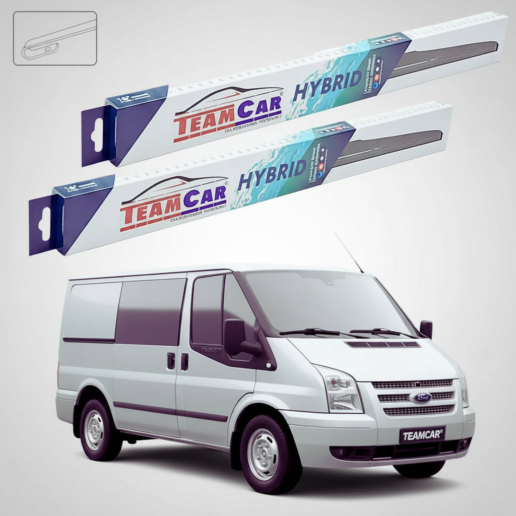 Ștergătoare Ford Transit Tourneo Gen V MK6-MK7 V347 2-Door 2006-2011 | Set Față Hibrid – TeamCar®