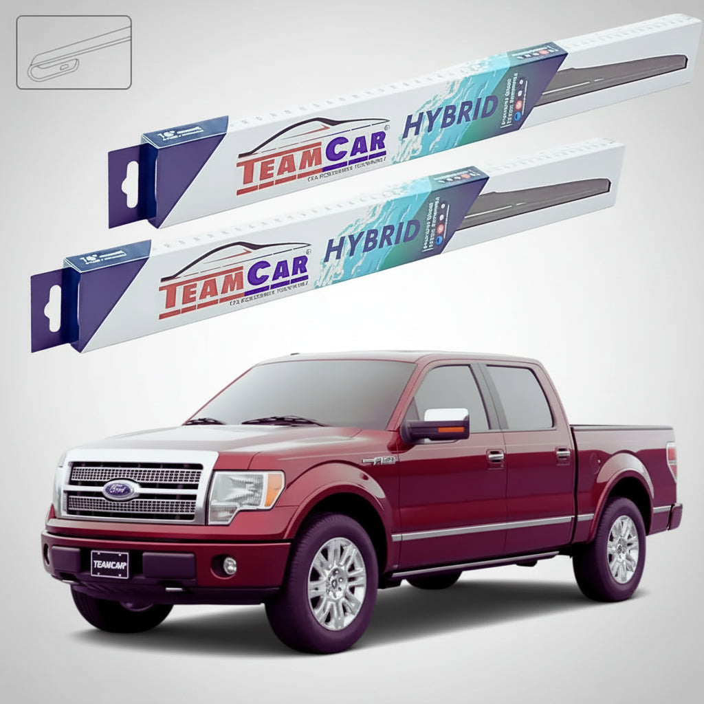 Ștergătoare Ford F150 Crew Cab Pick-up Gen XII+ 2008-prezent | Set Față Hibrid – TeamCar®