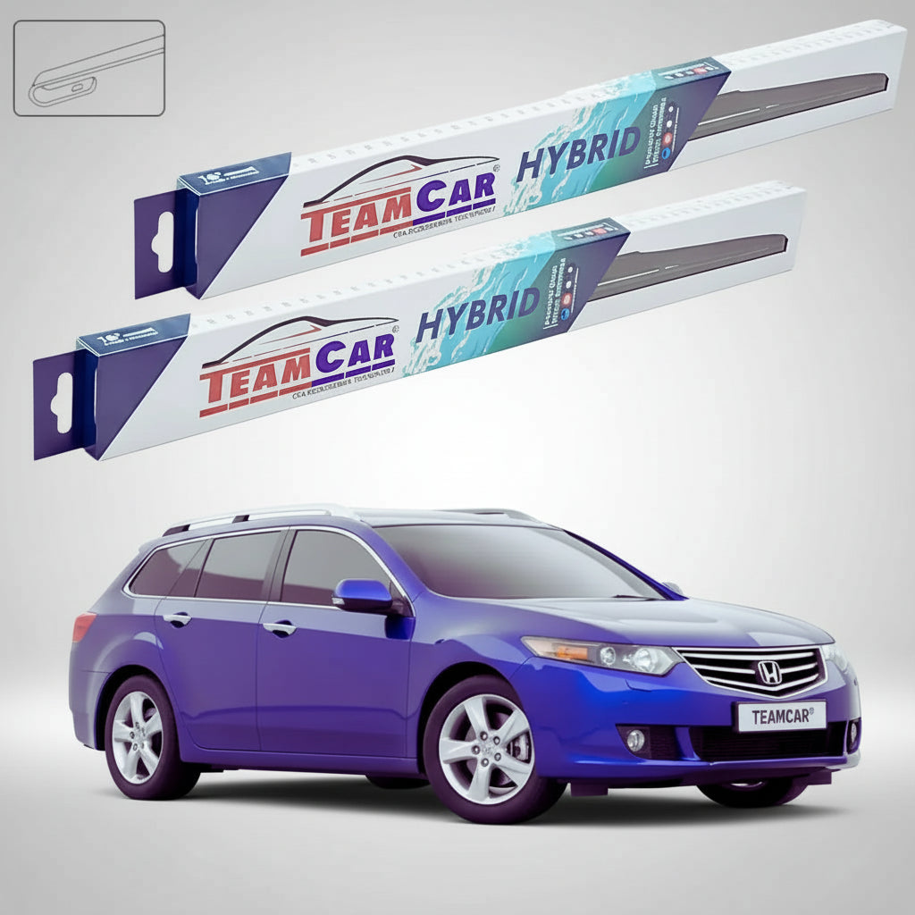 Ștergătoare Honda Accord Gen VIII Tourer (CW) Estate 2008-2015 | Set Față Hibrid – TeamCar®